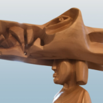 Krieger mit Wolfshelm 2-teilig